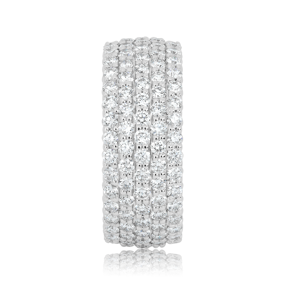 TIVOL Five Row Diamond Band