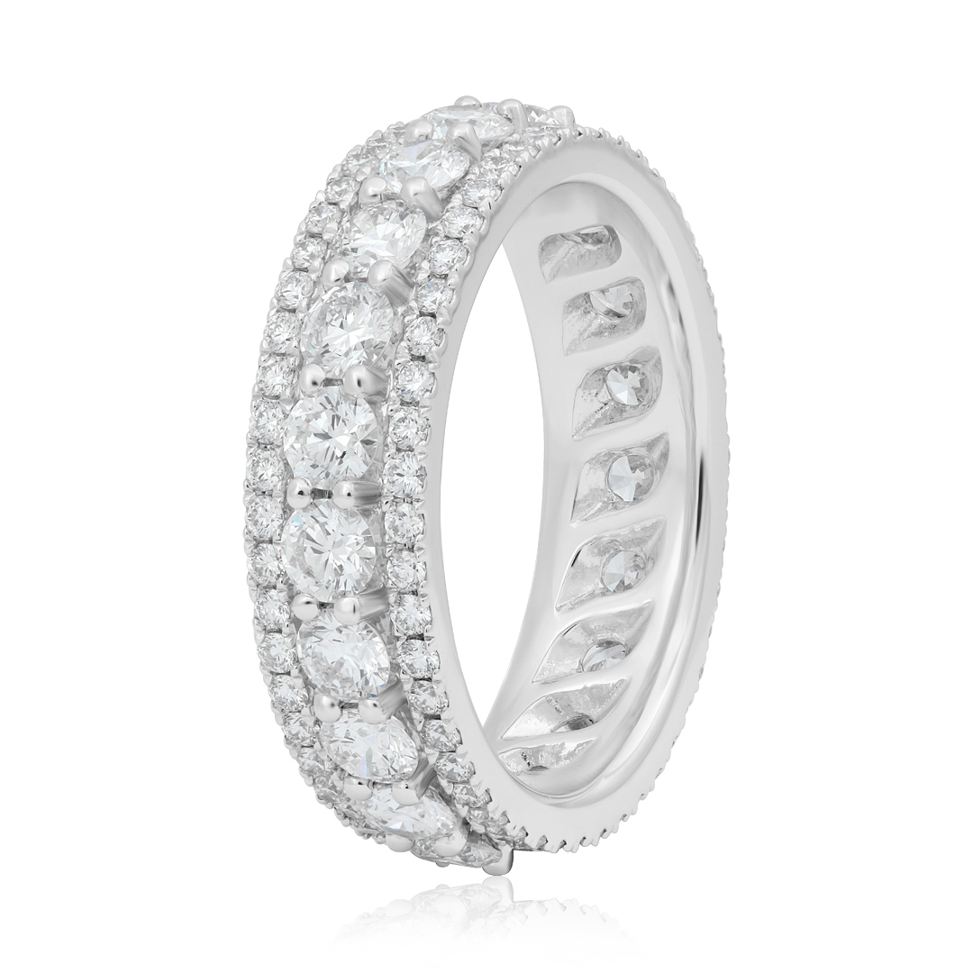 Tivol White Gold Diamond Eternity Band