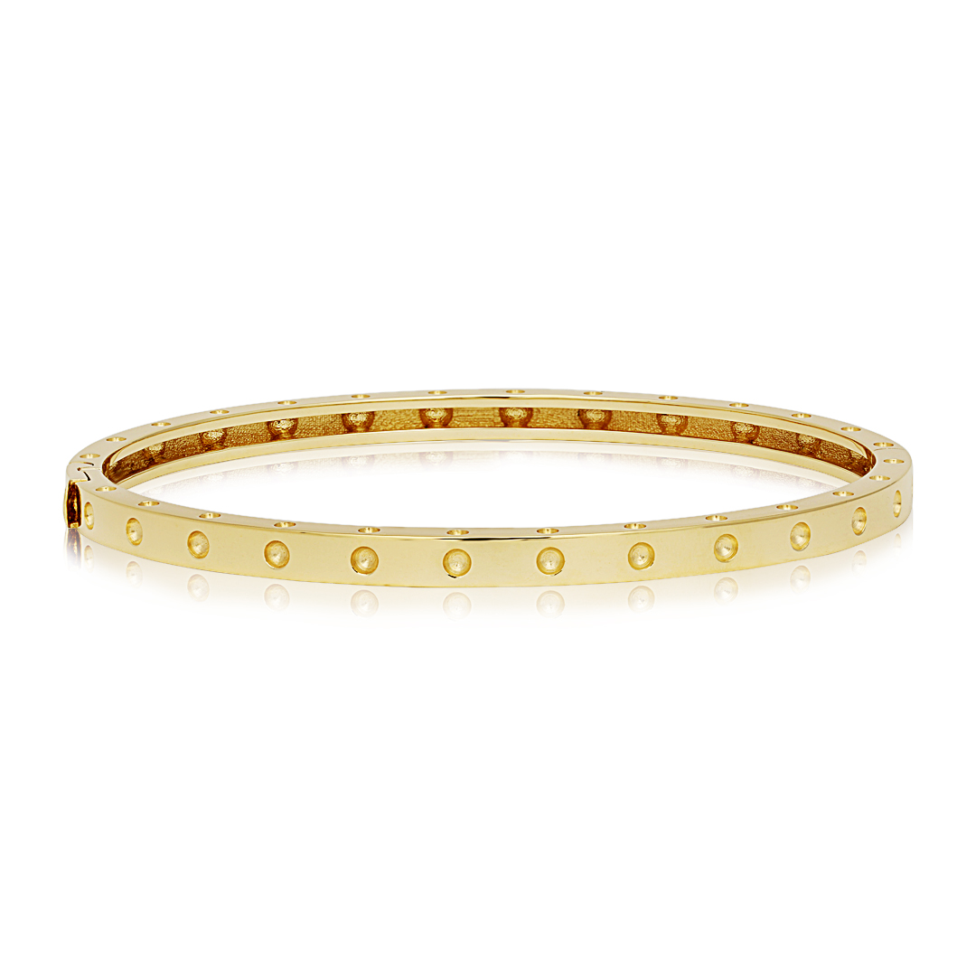 Roberto Coin 18K Yellow Gold Symphony Pois Moi Bangle