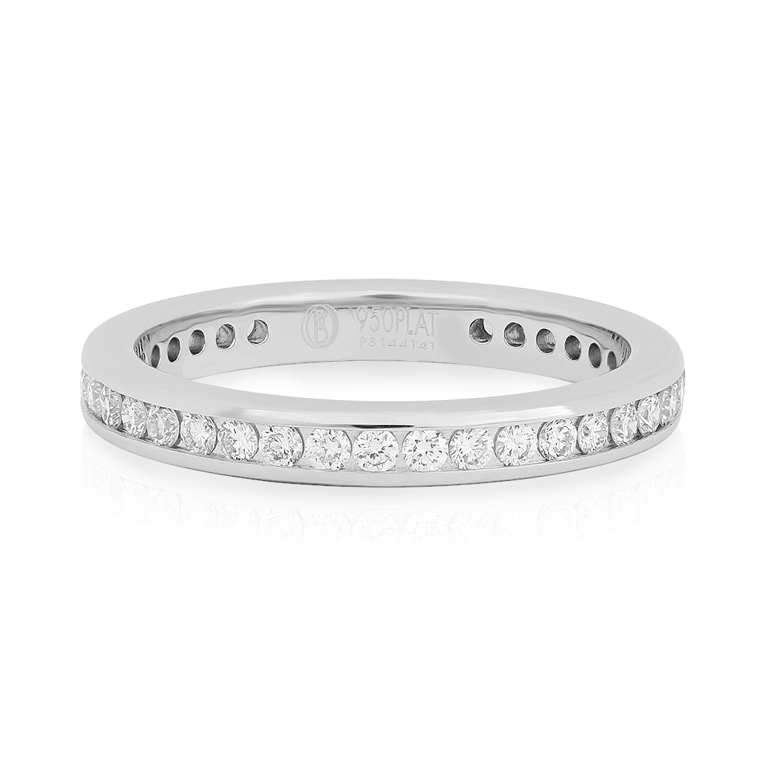 Platinum Diamond Eternity Band