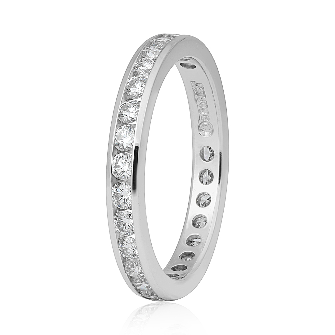 Platinum Diamond Eternity Band