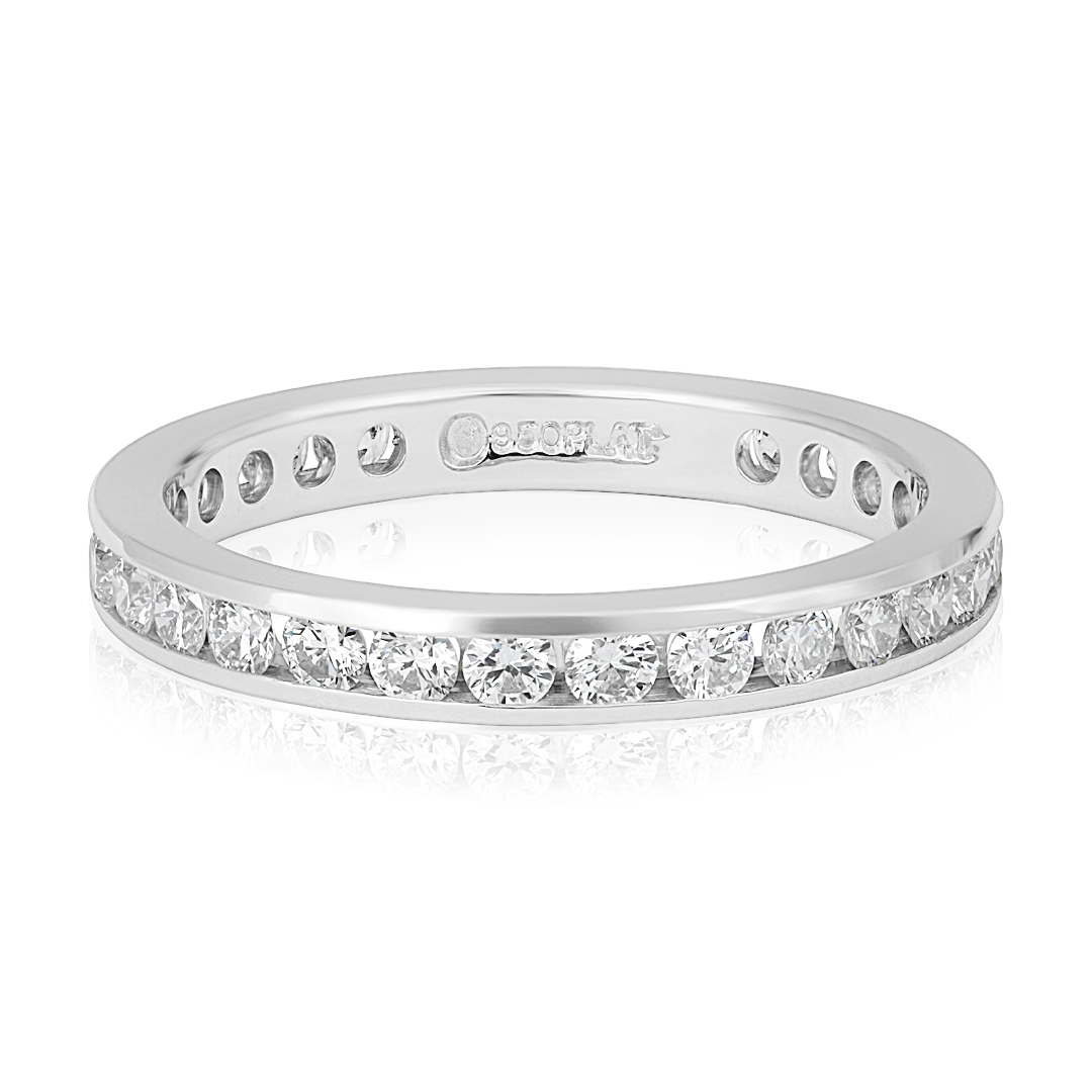 Platinum Diamond Eternity Band