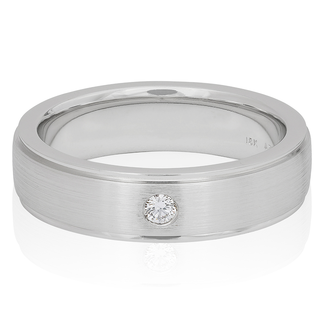 Tivol White Gold Diamond Band