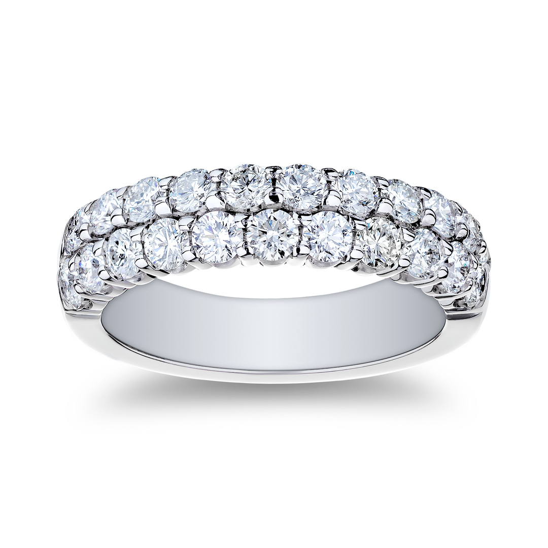 Tivol White Gold Diamond Band