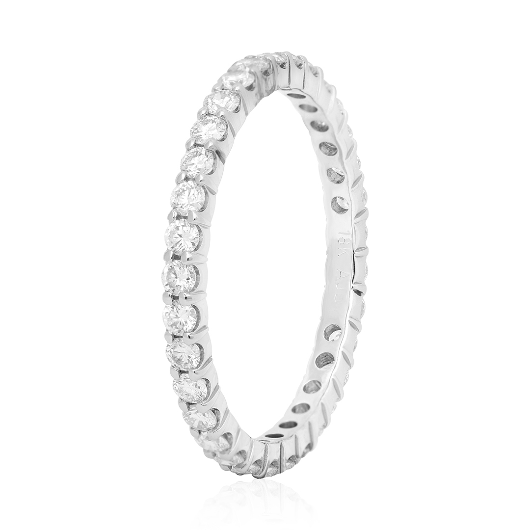 Tivol White Gold Diamond Eternity Band