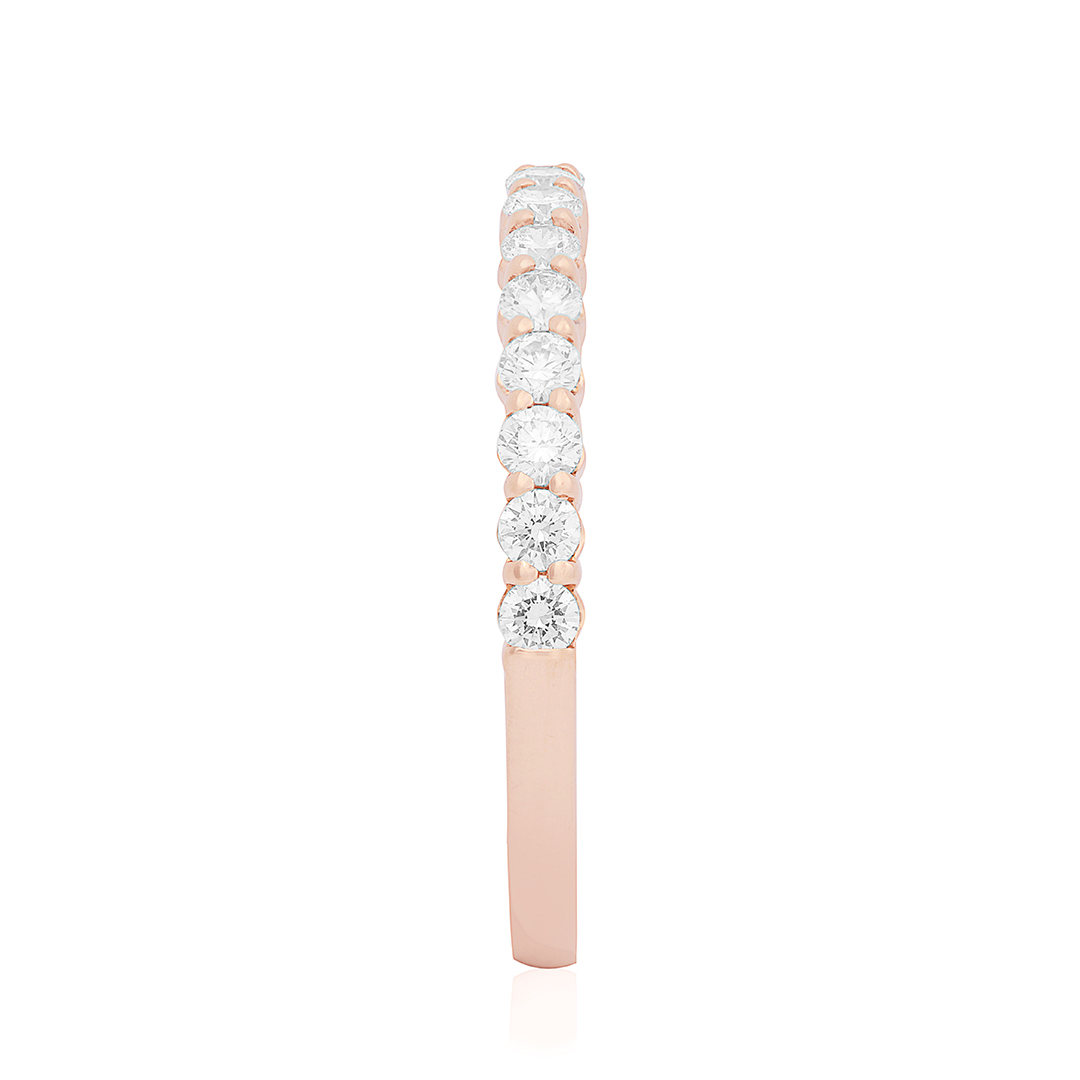 TIVOL 18K Rose Gold Diamond Band