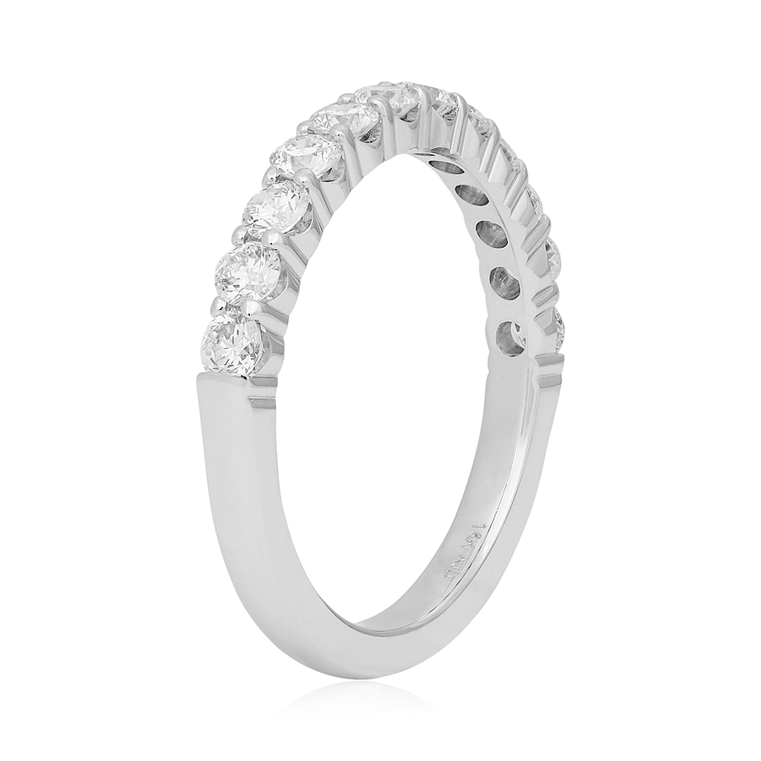 TIVOL 18K White Gold and Diamond Wedding Band