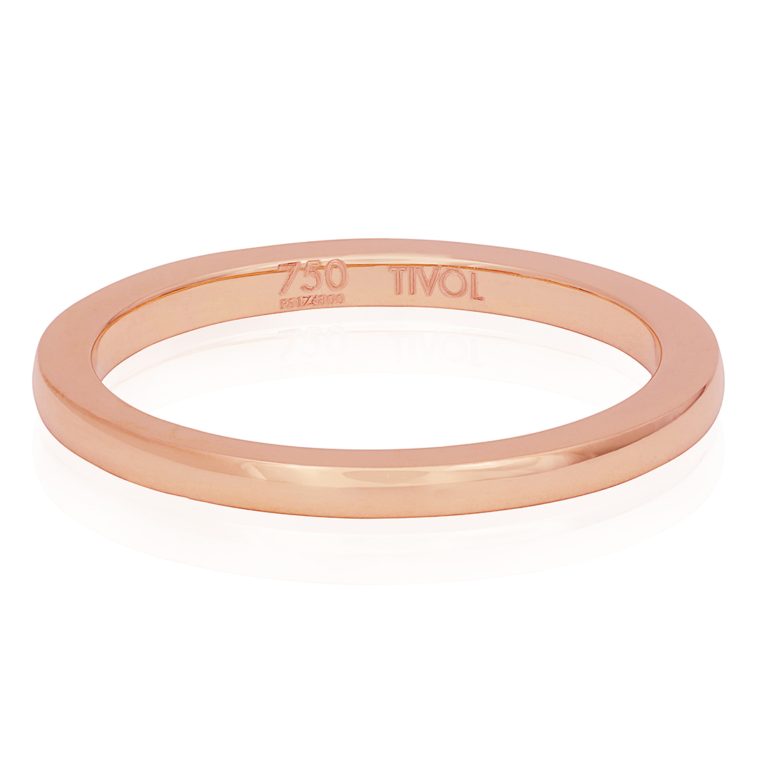 18K Rose Gold Band