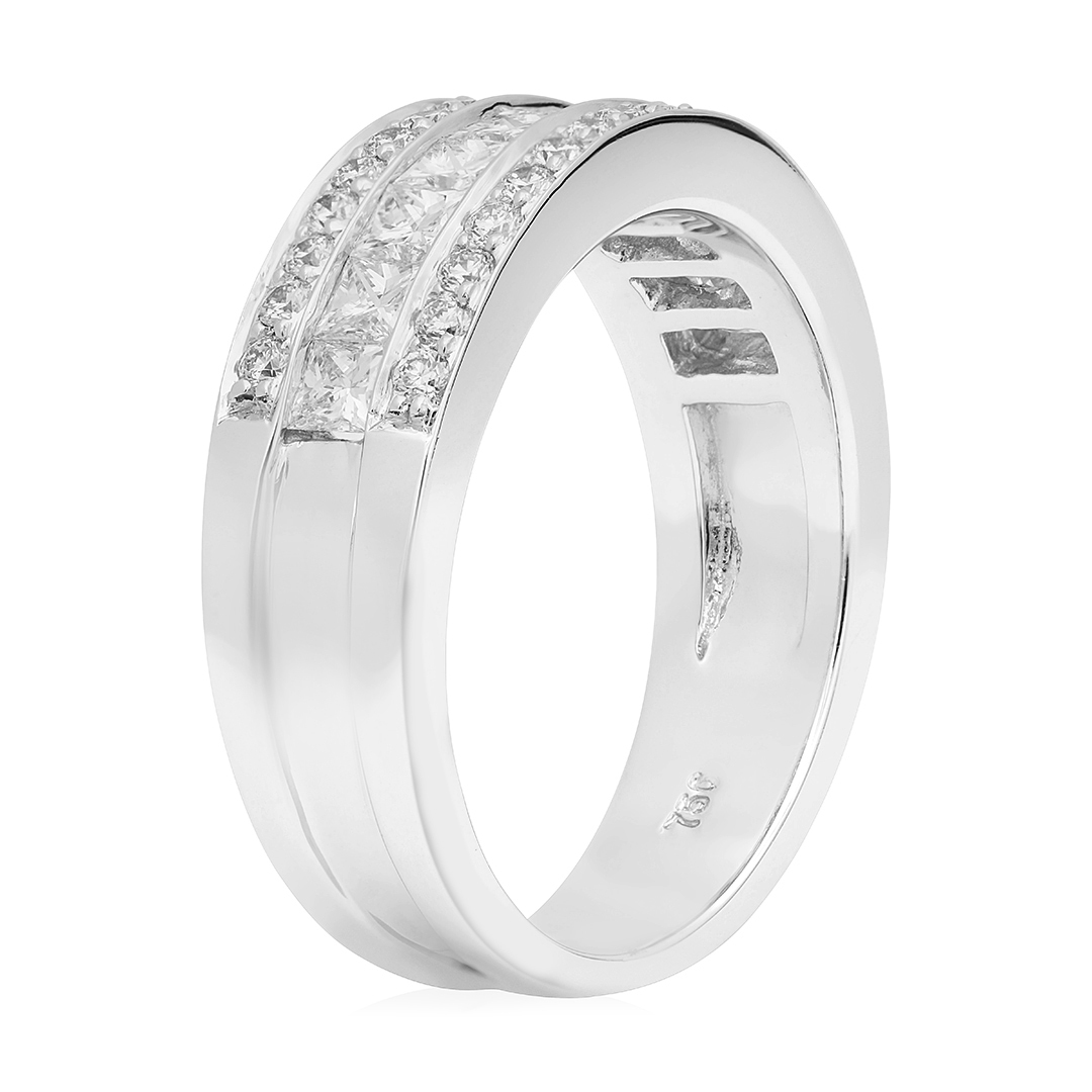 TIVOL White Gold and Diamond Band