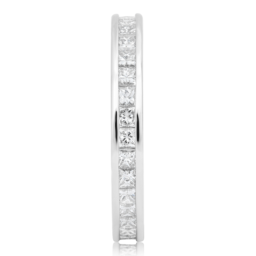 TIVOL Platinum Diamond Eternity Band