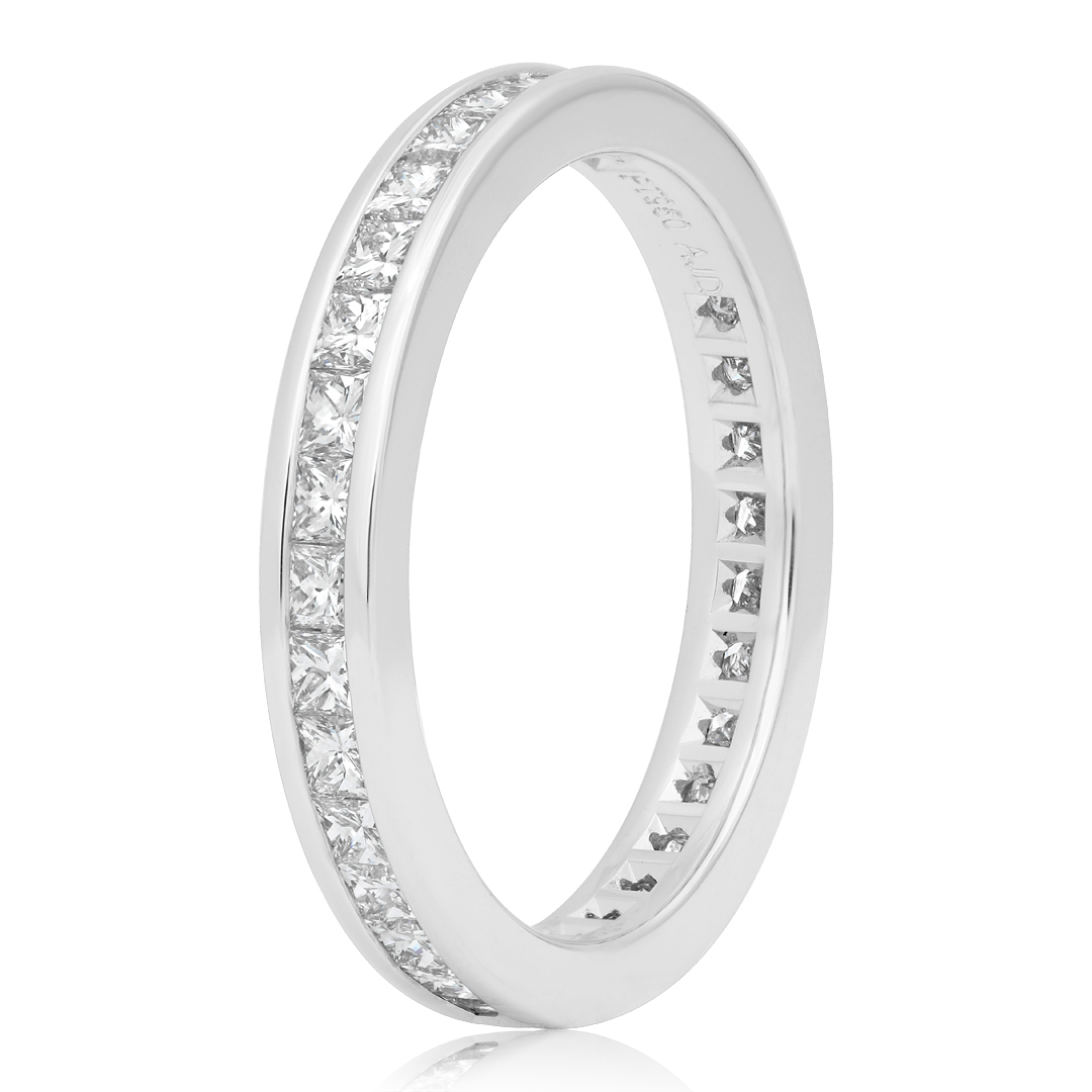 TIVOL Platinum Diamond Eternity Band