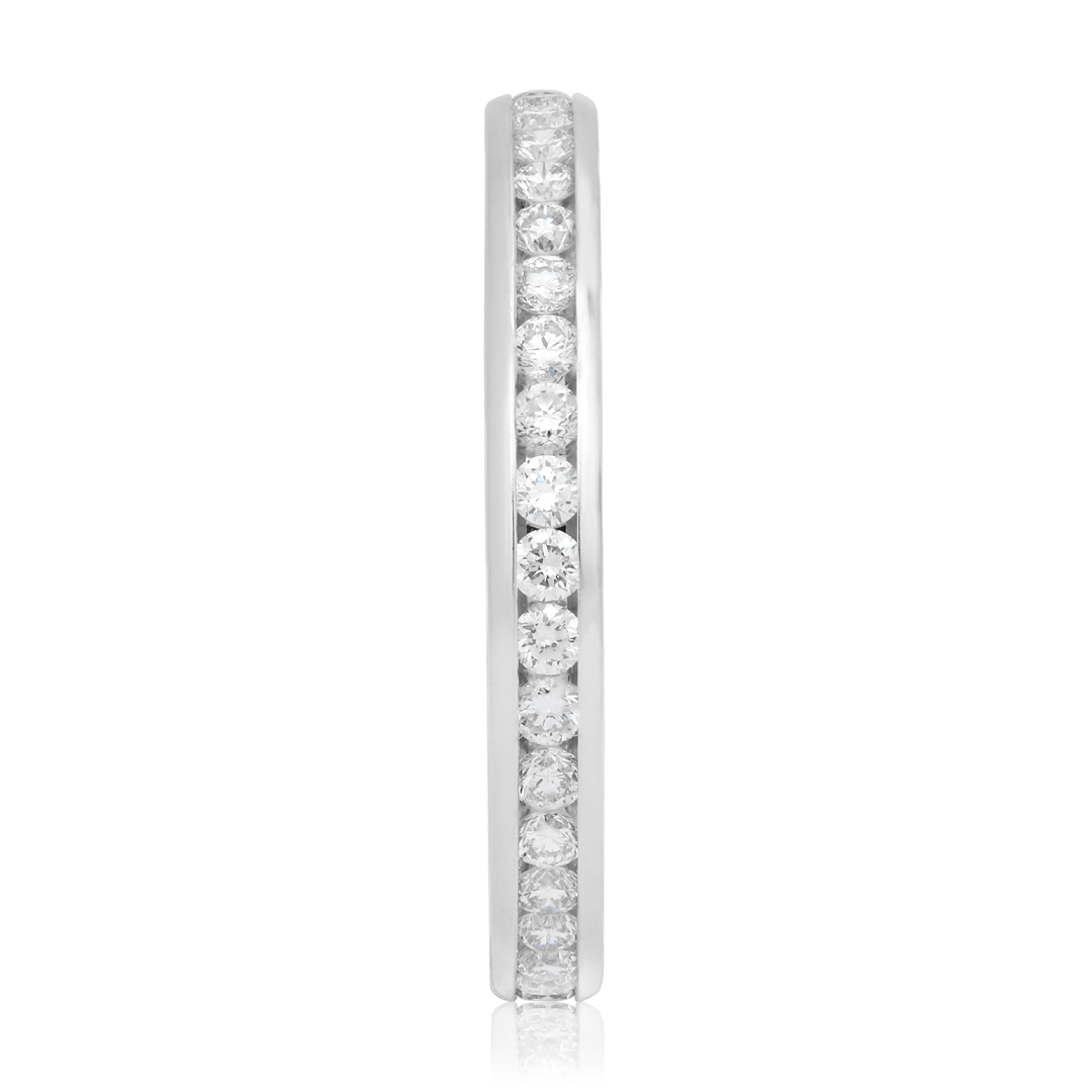 TIVOL Platinum and Diamond Eternity Band