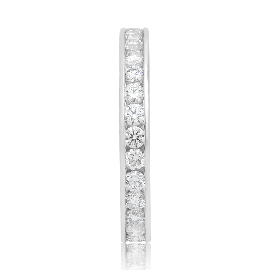 TIVOL Platinum and Diamond Eternity Band