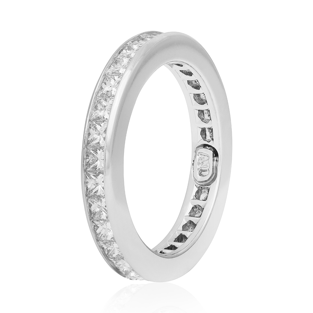 Platinum Diamond Eternity Band