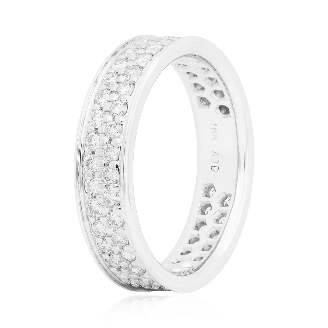 TIVOL white gold and diamond band