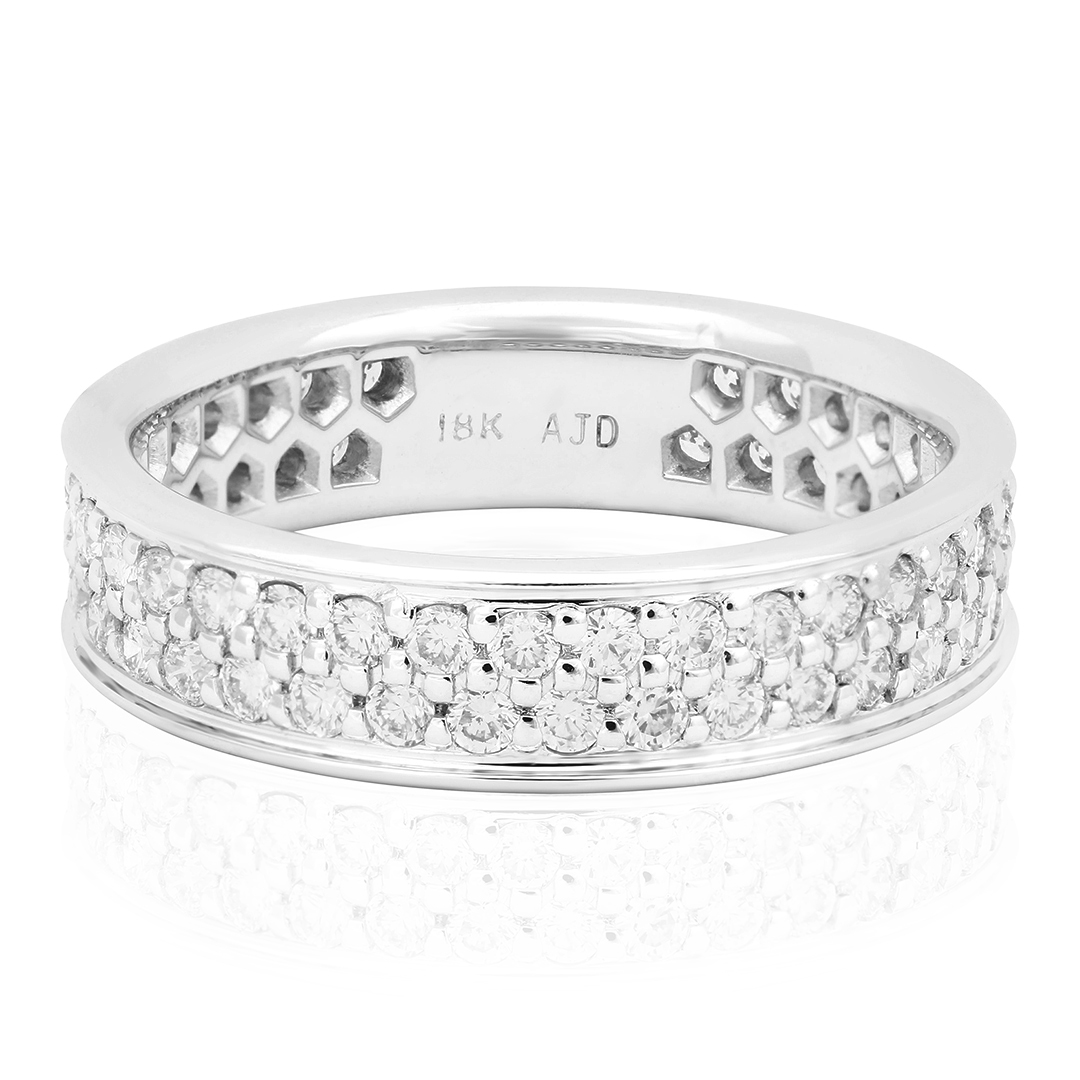 TIVOL white gold and diamond band