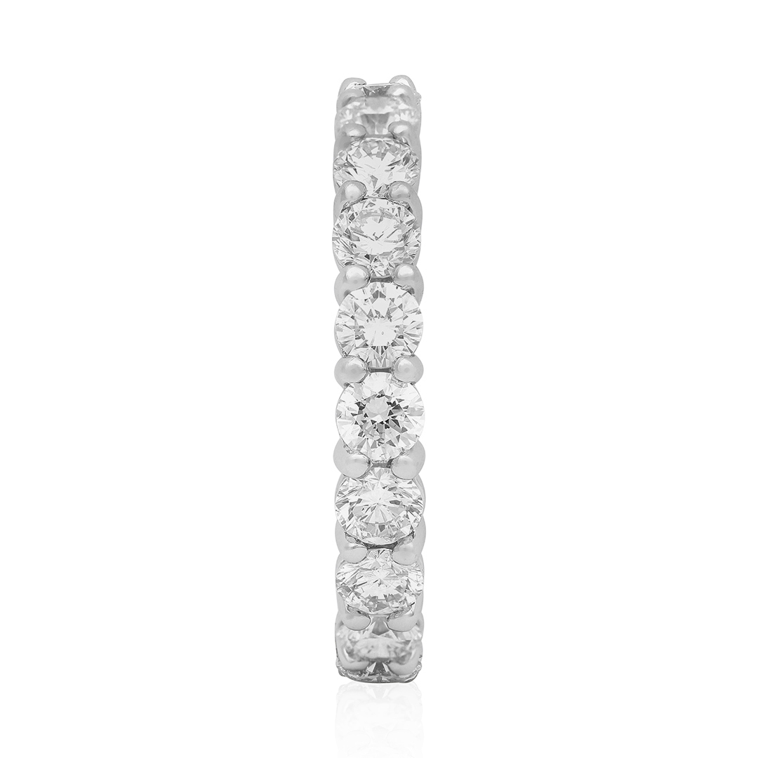 TIVOL Platinum and Diamond Eternity Band sz6.5