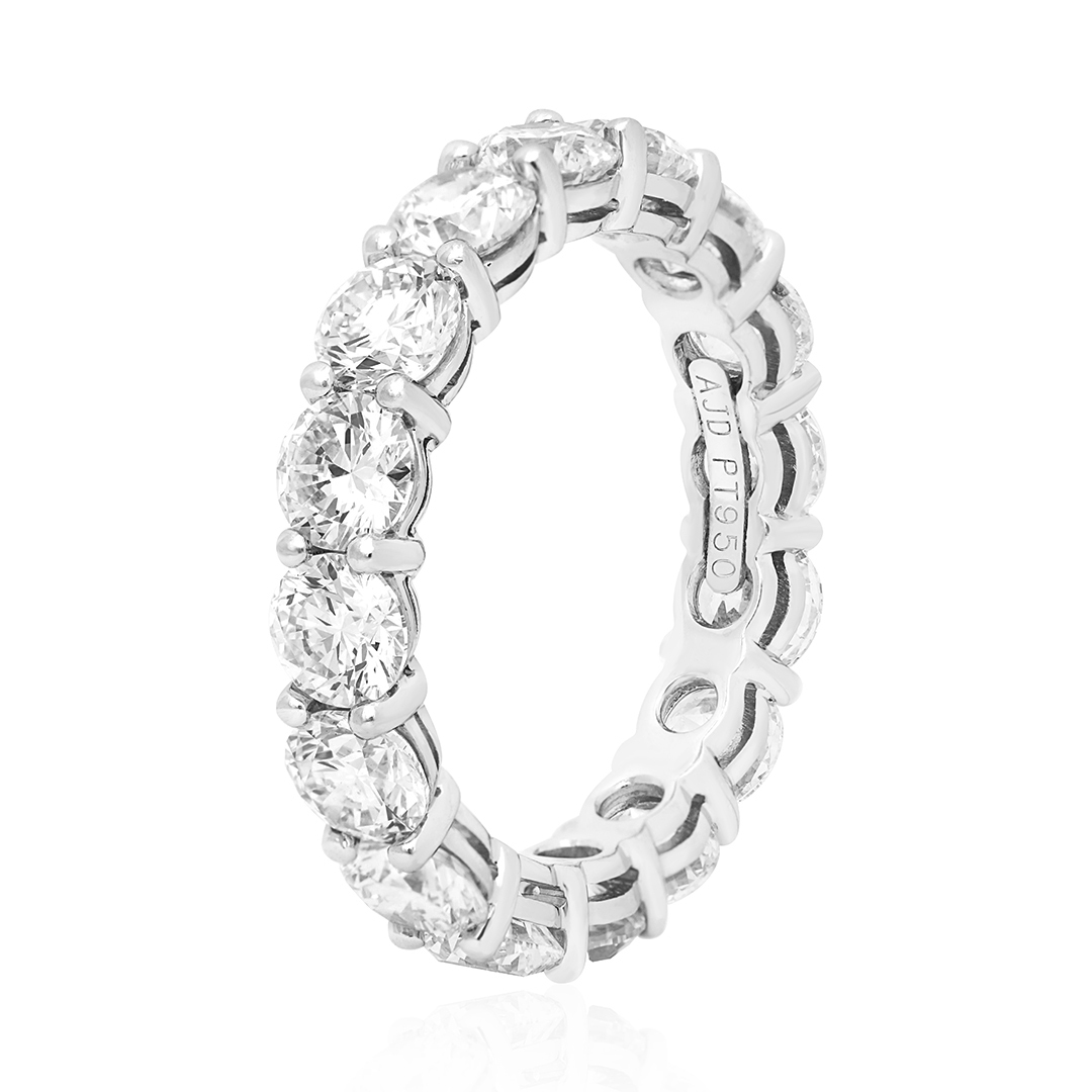 Platinum and Diamond Eternity Band