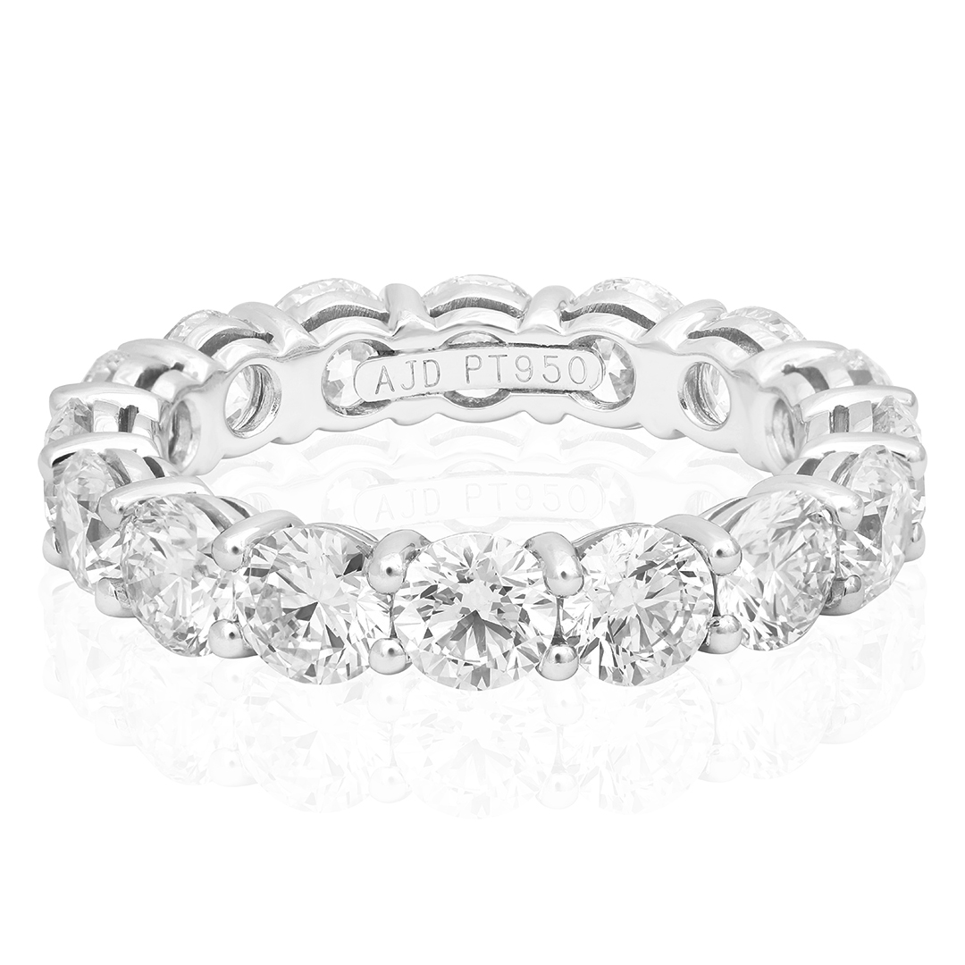 Platinum and Diamond Eternity Band