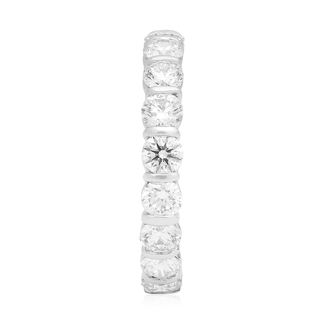 TIVOL Platinum Diamond Eternity Band