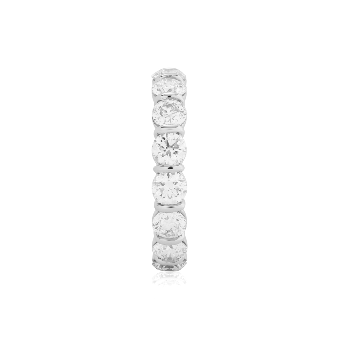 TIVOL Platinum and Diamond Eternity Band