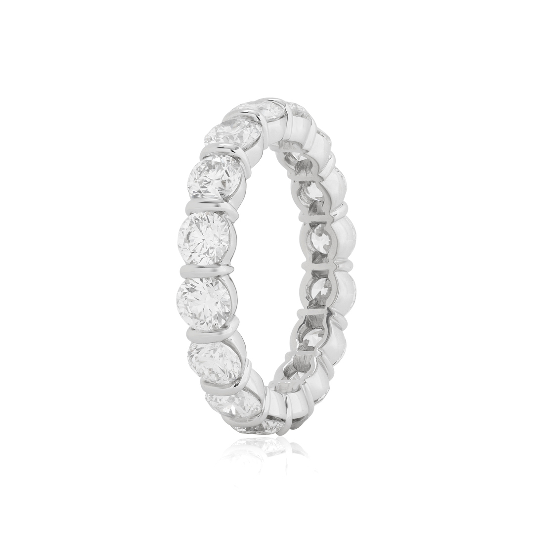 TIVOL Platinum and Diamond Eternity Band