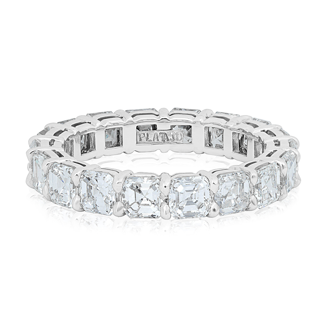 TIVOL Platinum and Diamond Eternity Band