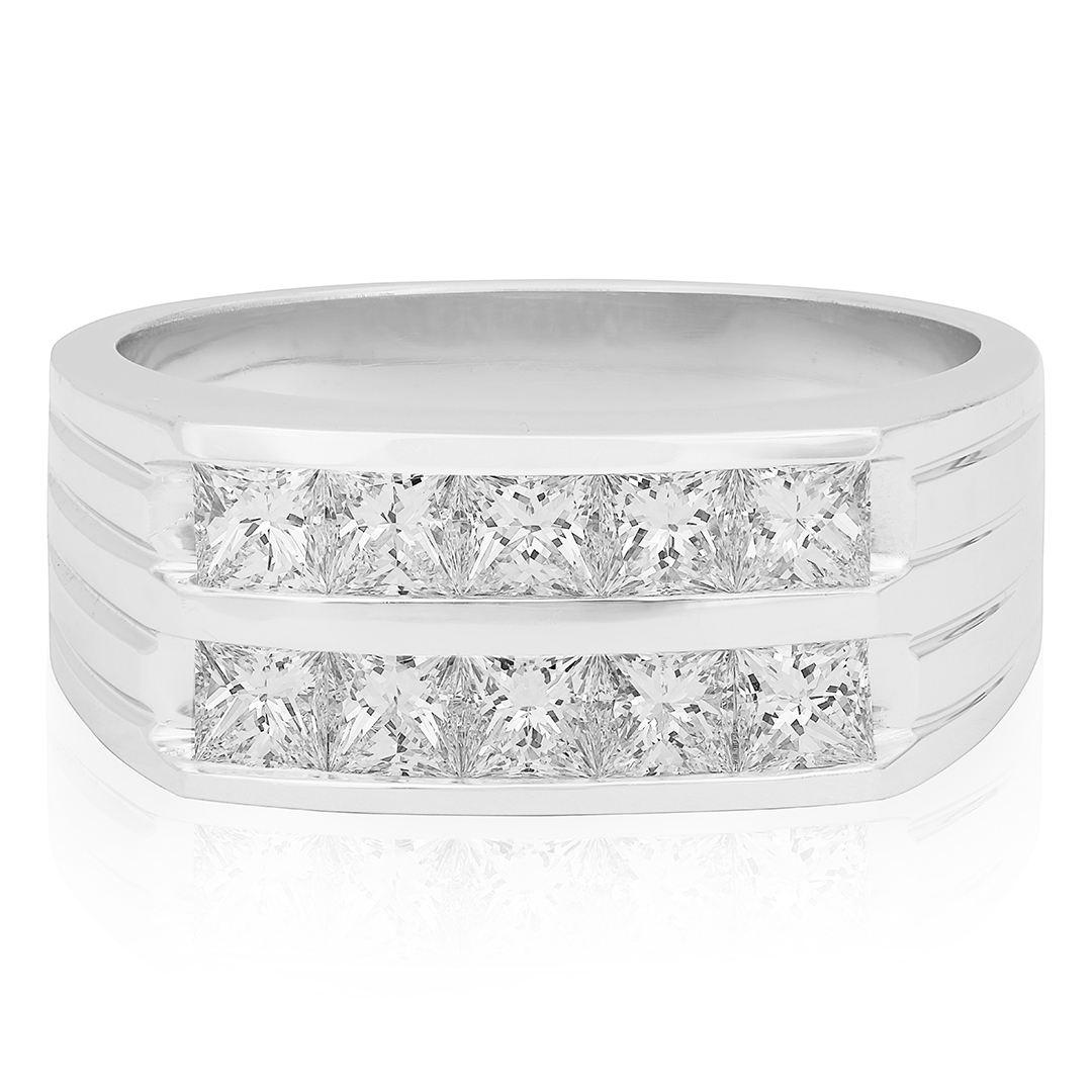 Tivol Two Row Diamond Ring itemprop=