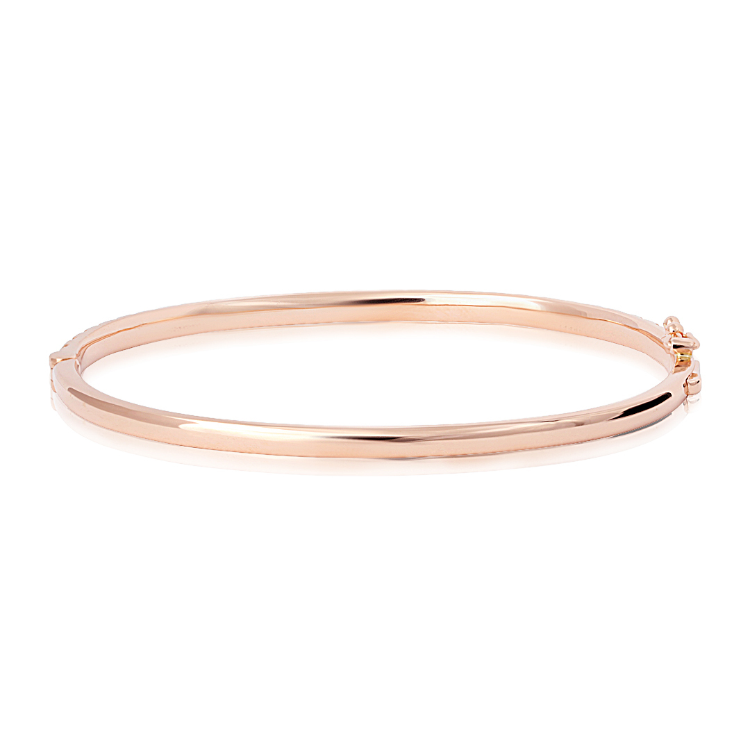 Roberto Coin 7771211AXBAX Diamond Bangle in Rose Gold