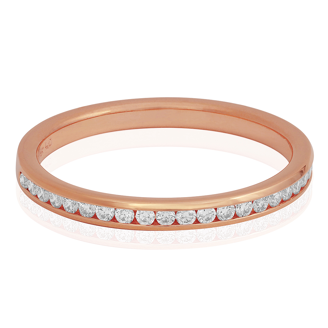 TIVOL Rose Gold and Diamond Band