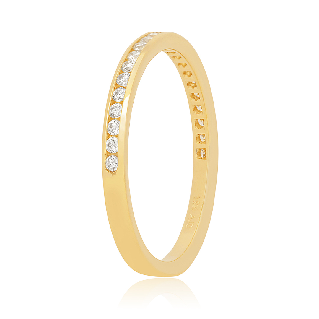 TIVOL Yellow Gold Diamond Band