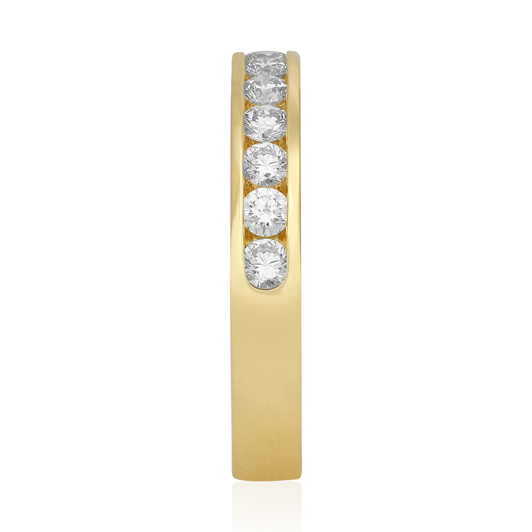 18K Yellow Gold Diamond Band