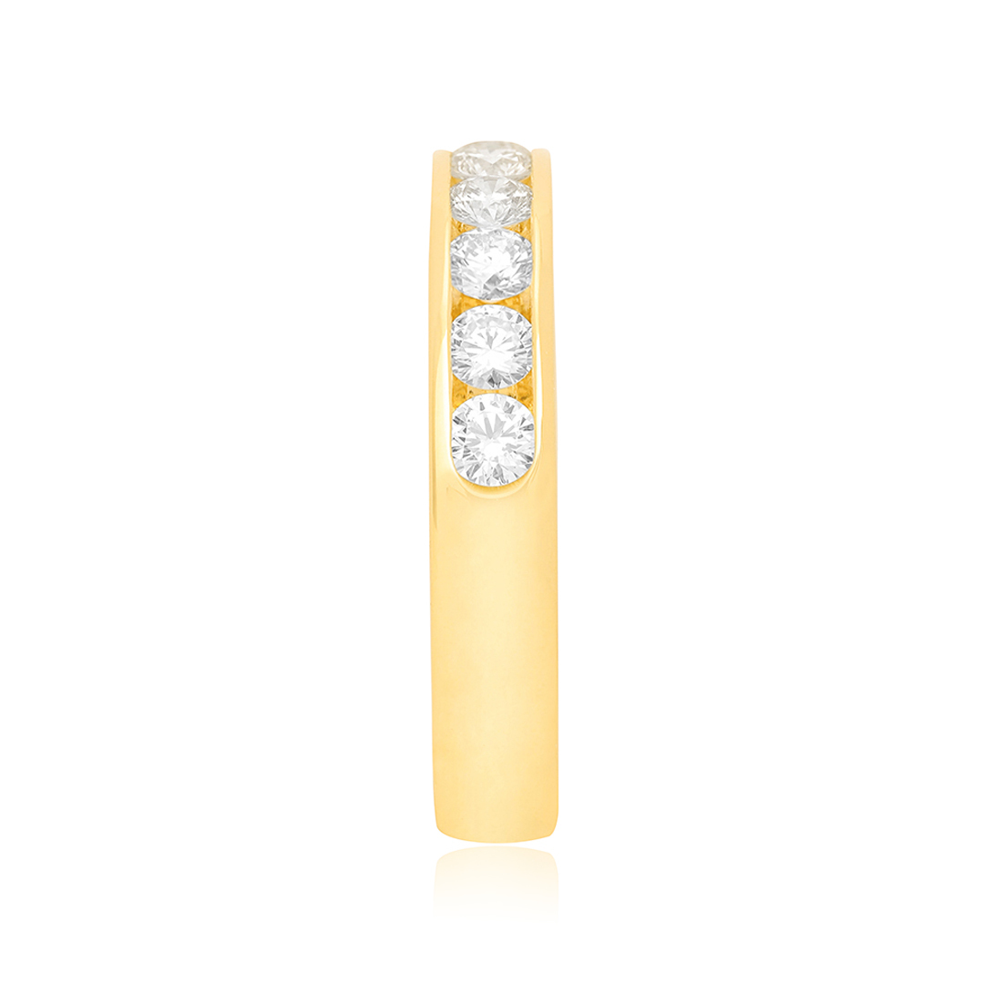 Tivol Yellow Gold Diamond Band