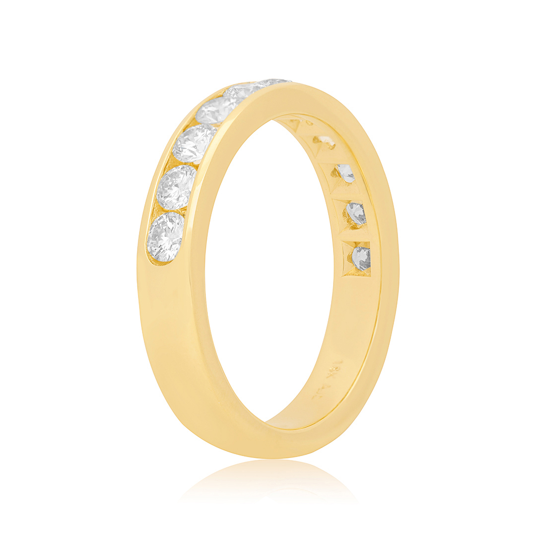 Tivol Yellow Gold Diamond Band