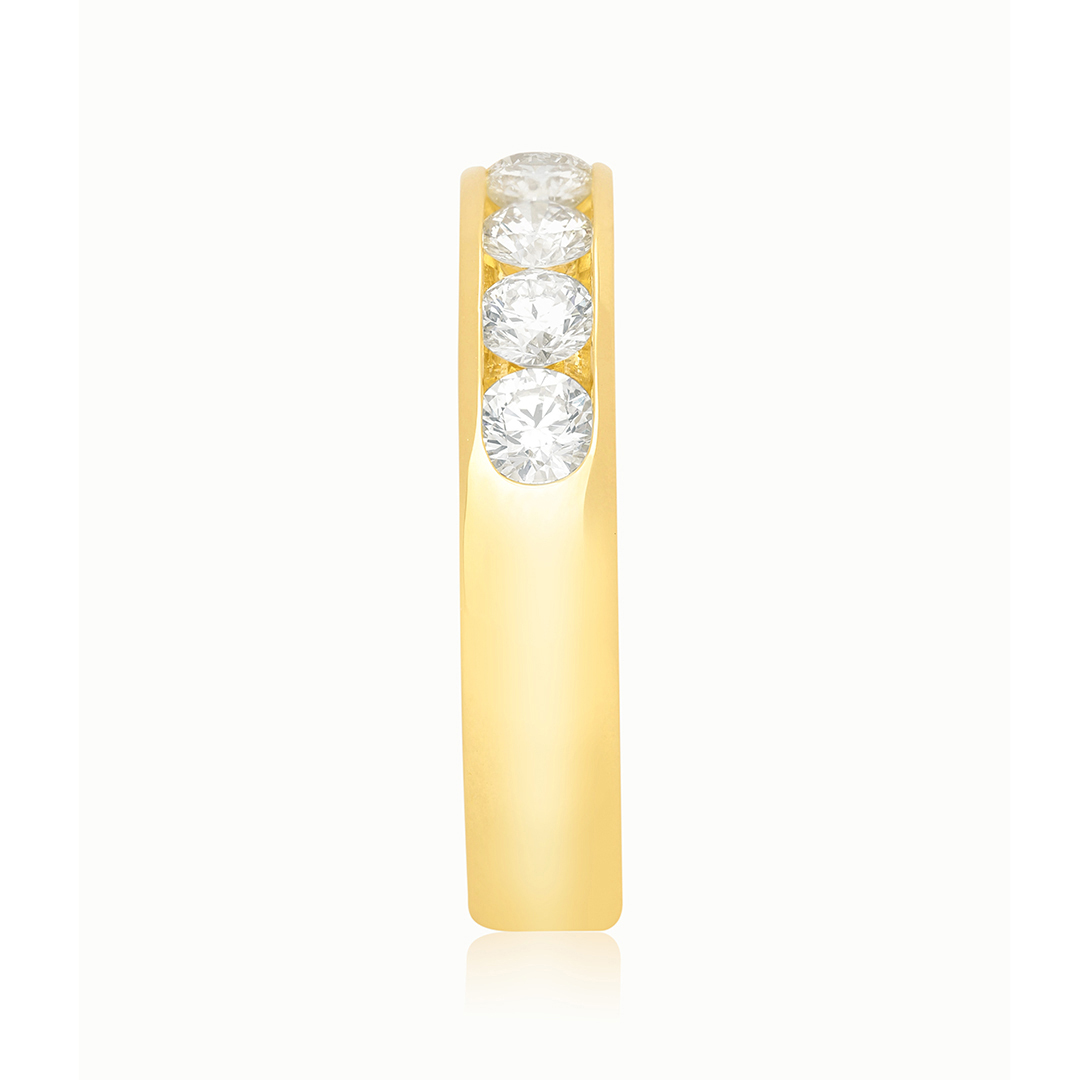 TIVOL 18K Yellow Diamond Band