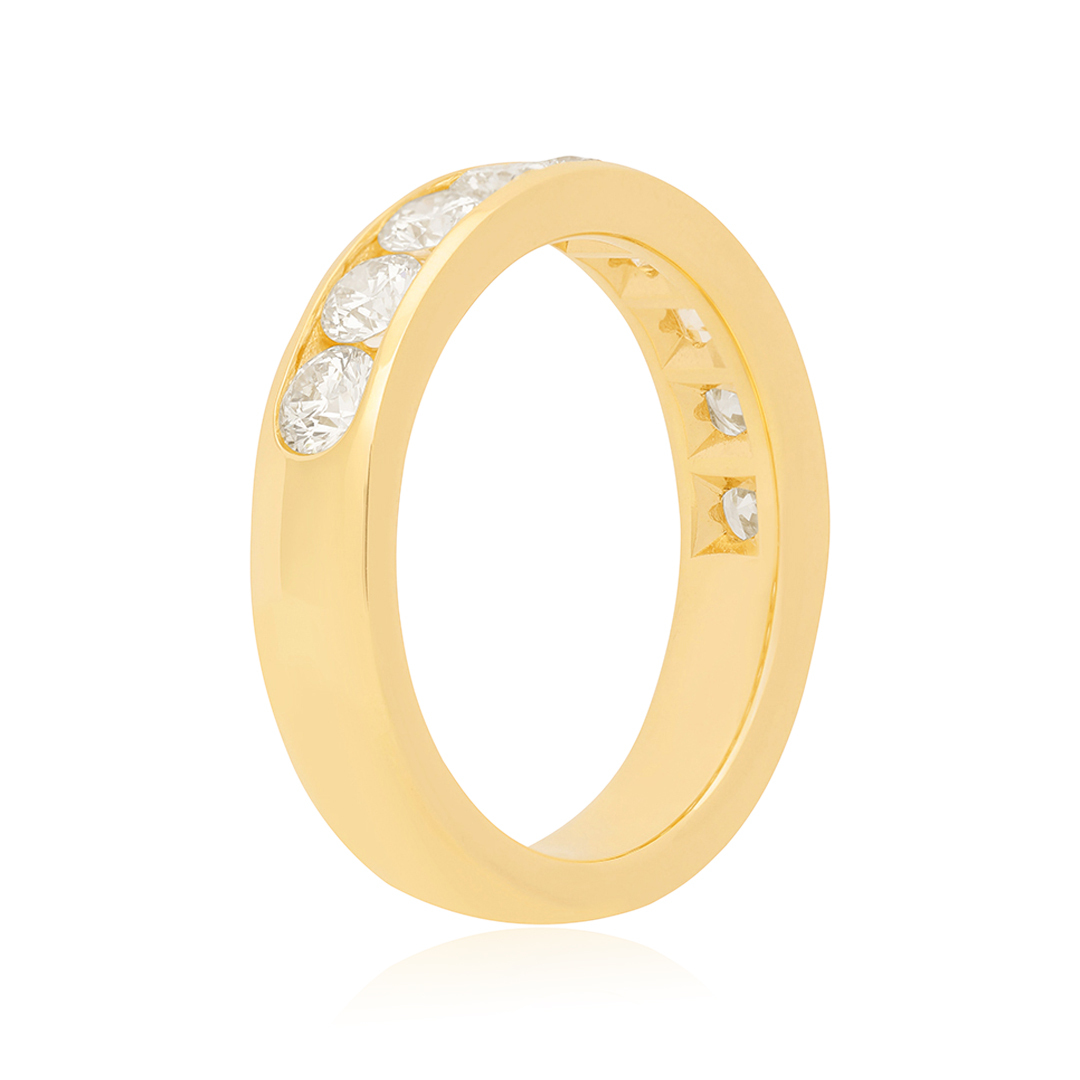 TIVOL 18K Yellow Diamond Band