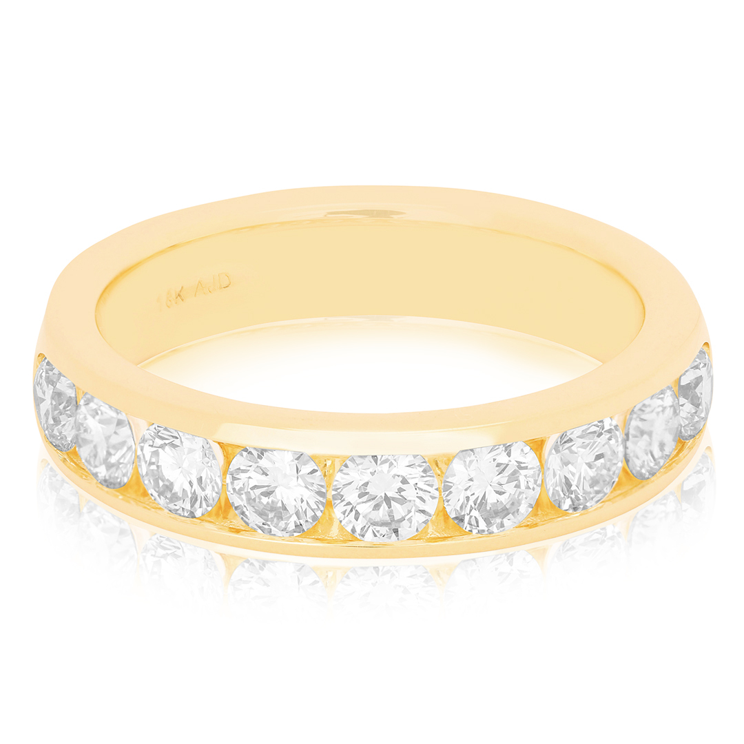 TIVOL 18K Yellow Diamond Band