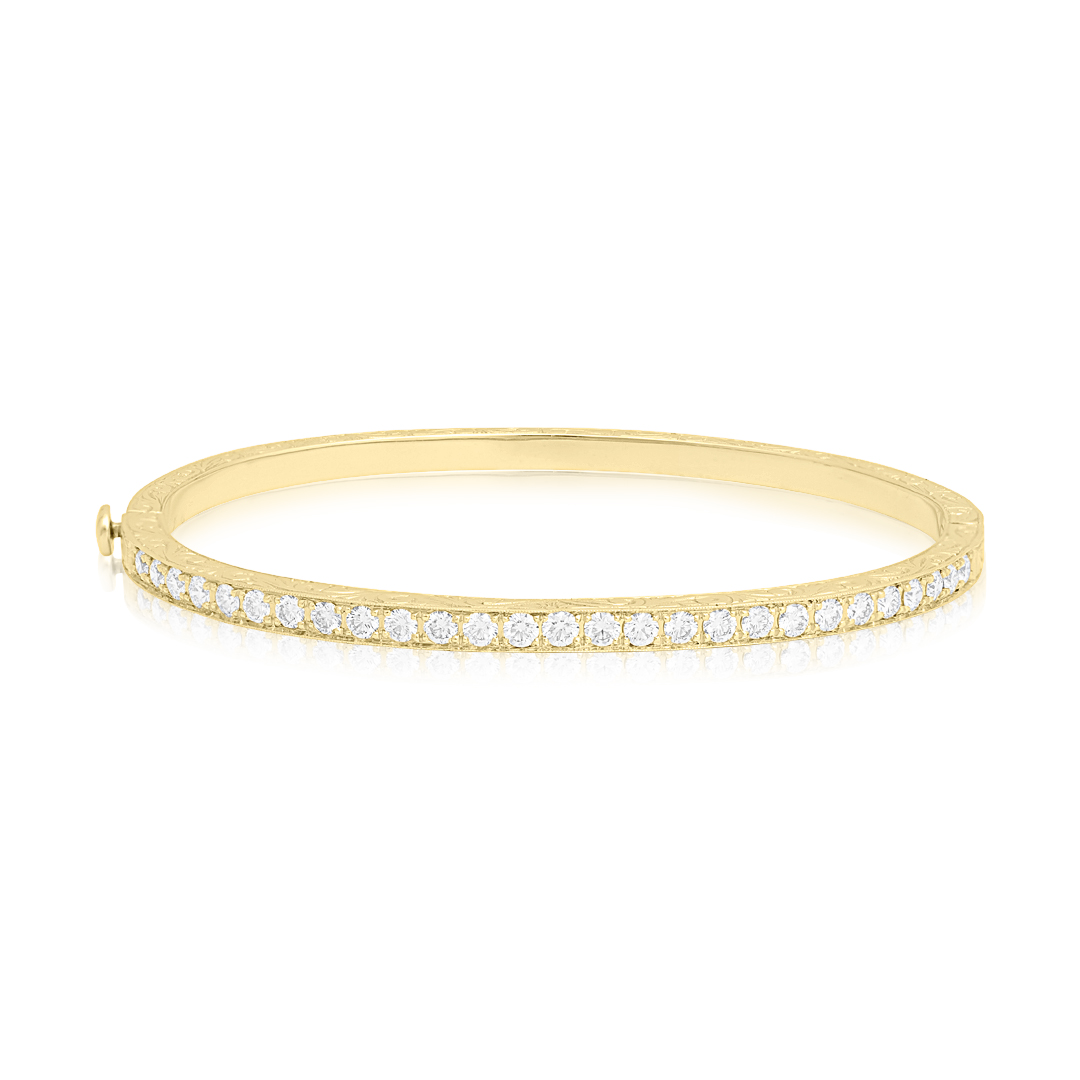 18K Yellow Gold Diamond Bracelet