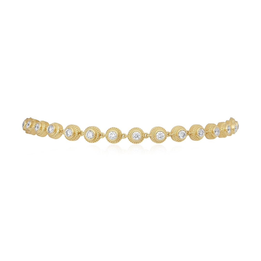 Rahaminov Yellow Gold Diamond Bracelet