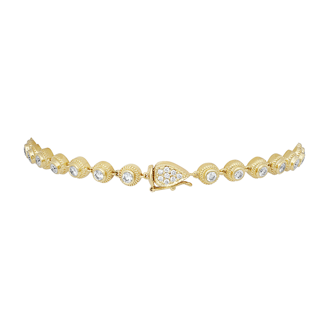 Rahaminov Yellow Gold Diamond Bracelet