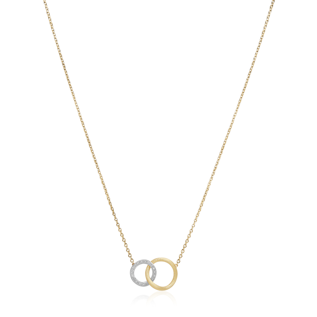 Marco Bicego 18K Yellow and White Gold Jaipur Diamond Necklace