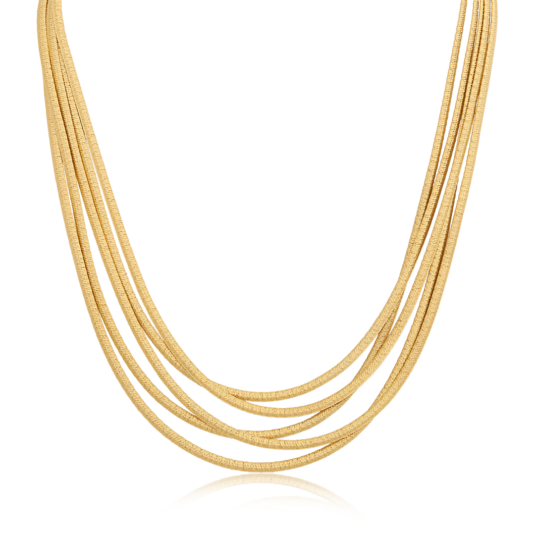 Marco Bicego 18K Yellow Gold Cairo Collection Hand Coiled Necklace