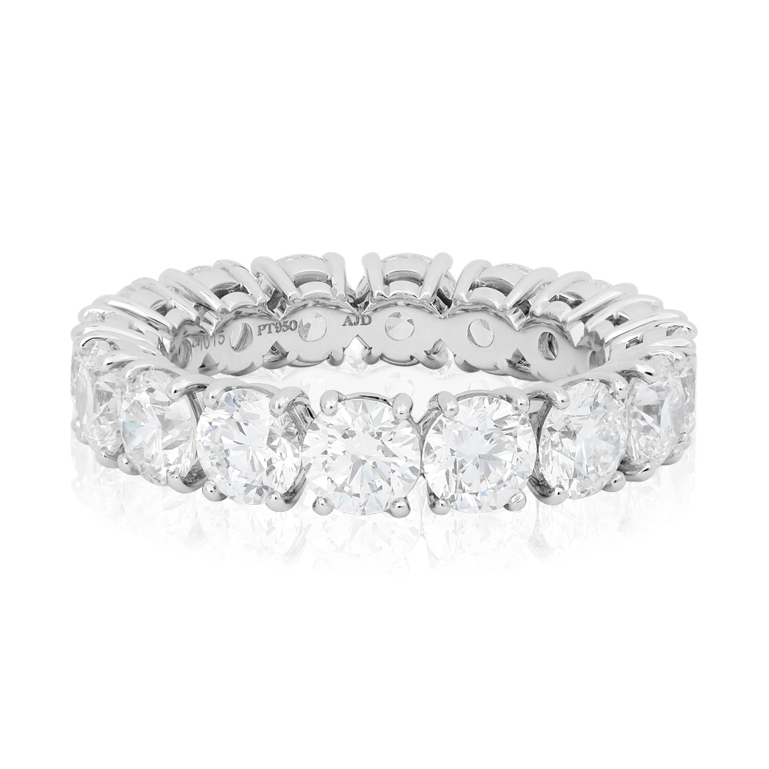 TIVOL Platinum and Diamond Eternity Band