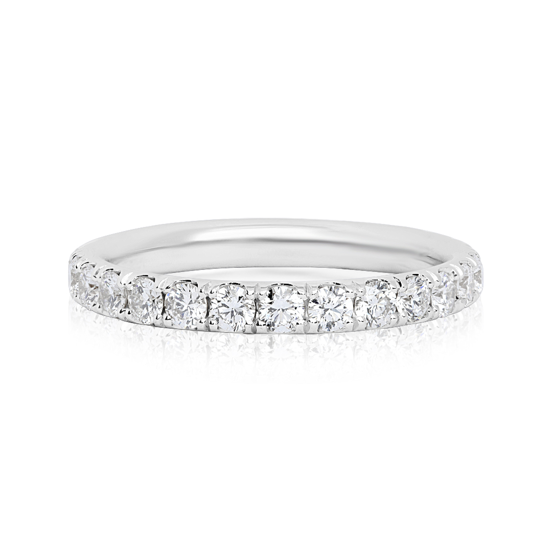 Rahaminov Platinum and Diamond Eternity Band itemprop=