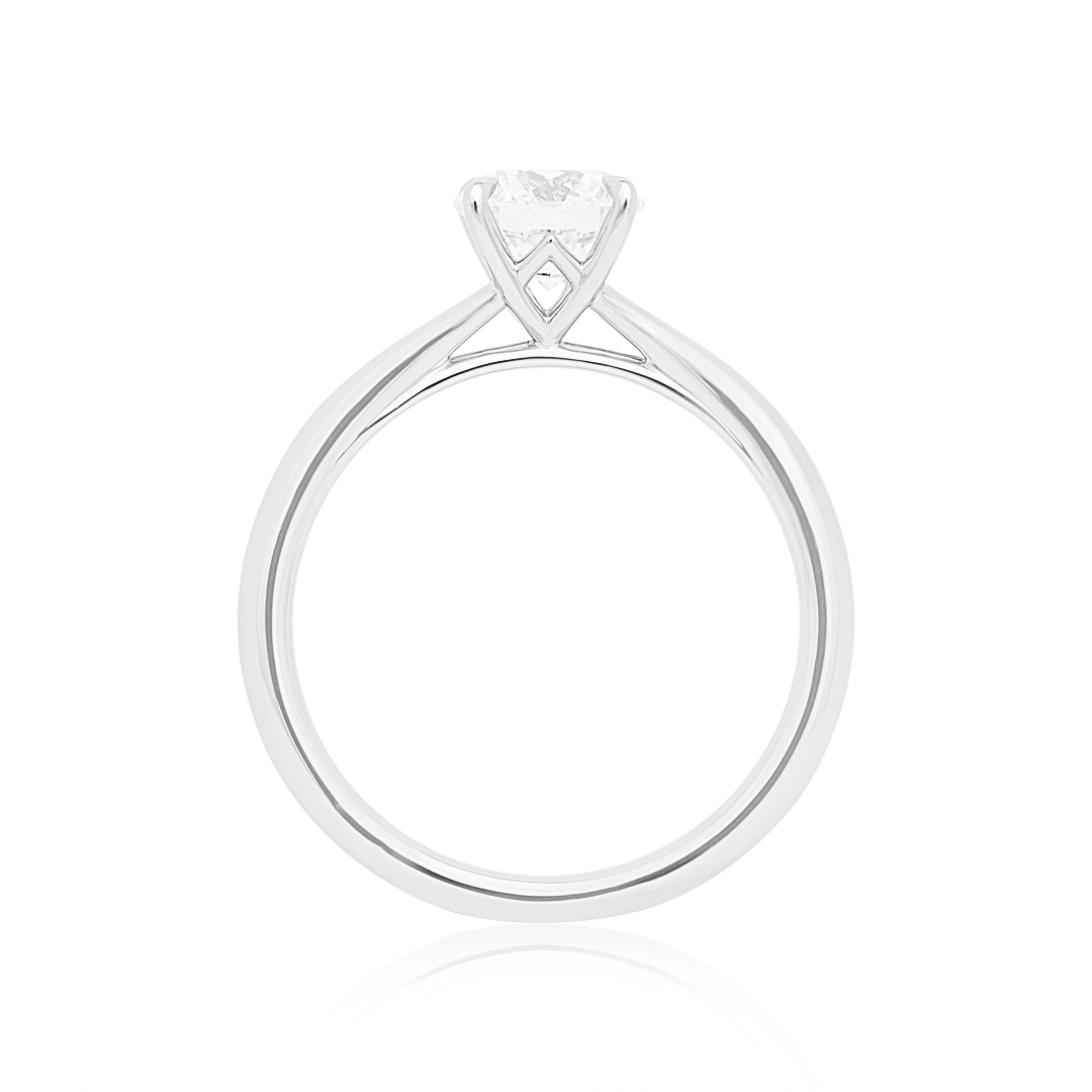 Platinum Solitaire Diamond Engagement Ring