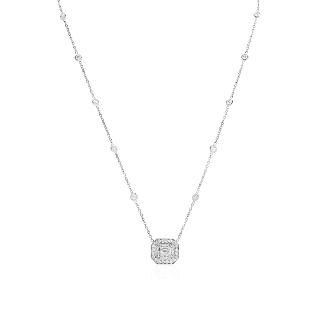 Penny Preville 18K White Gold Diamond Necklace