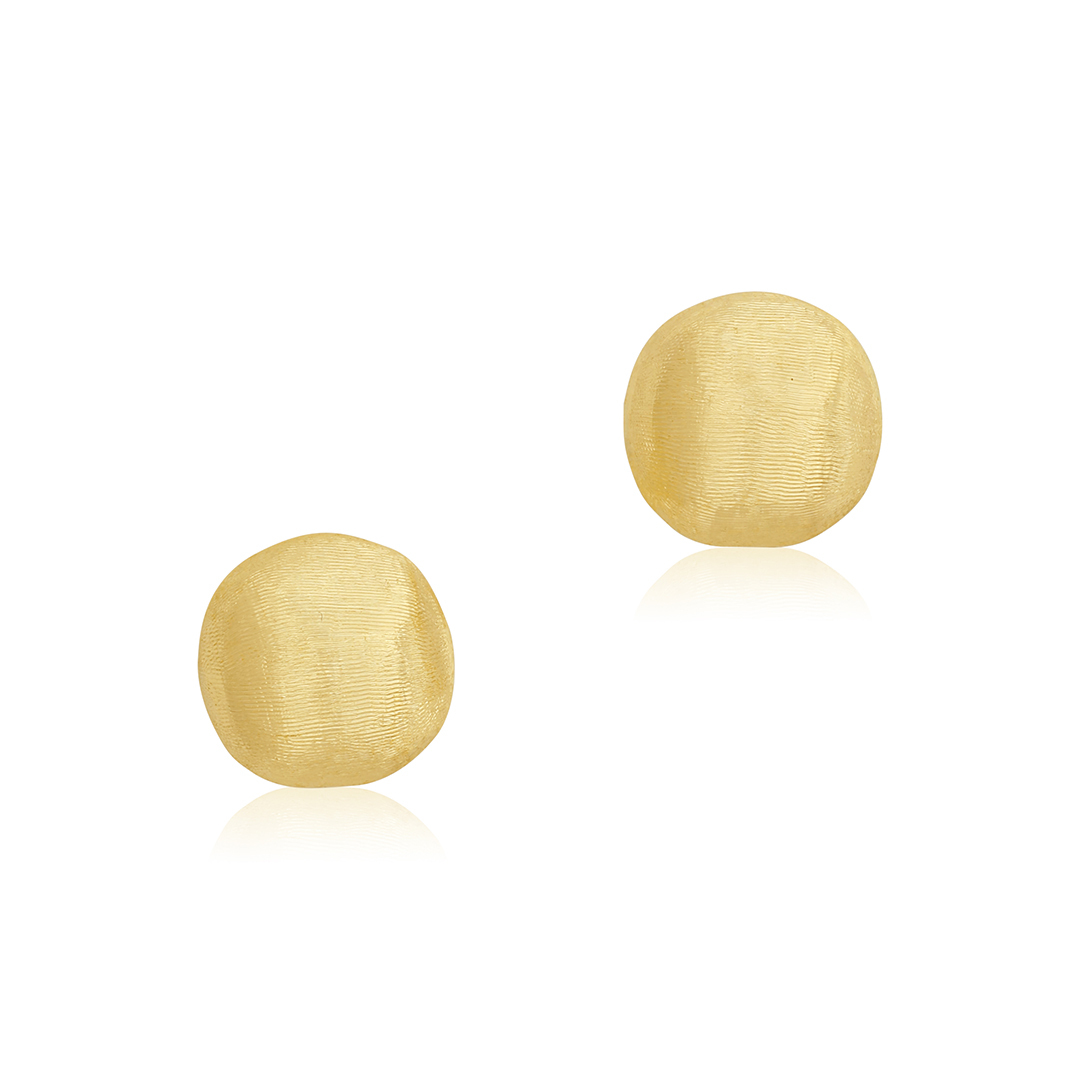18K Yellow Gold Africa Collection Stud Earrings