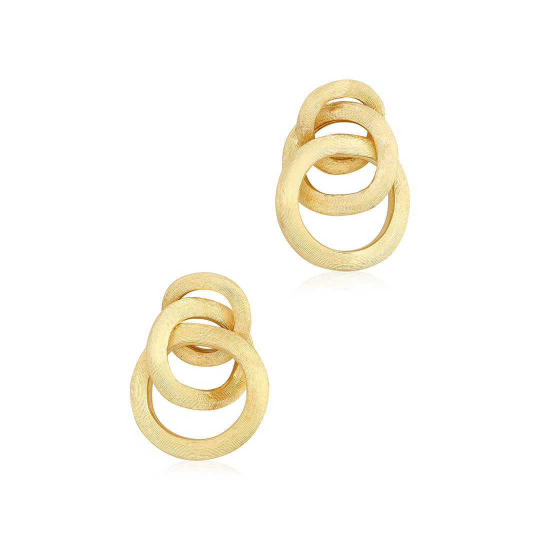 18K Yellow Gold Jaipur Collection Drop Earrings itemprop=