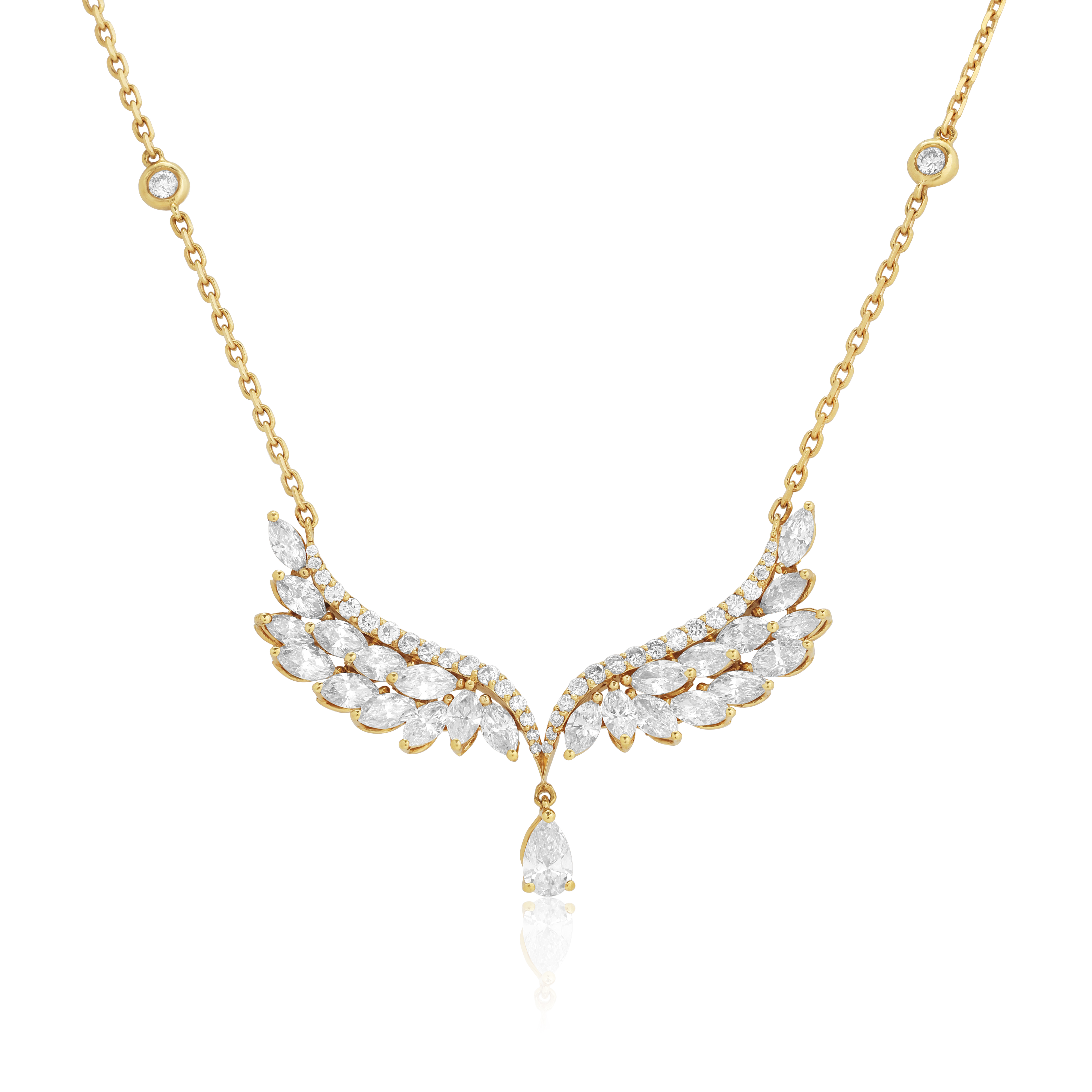Yvan Tufenkjian 18k Yellow Gold and Diamond Pendant Necklace