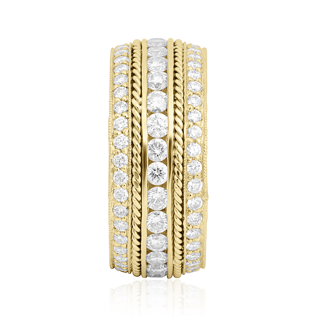 Penny Preville 18k Yellow Gold Eternity Ring